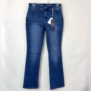 NWT QVC Laurie Felt Baby Bell Blue Denim Jeans / size 4 petite